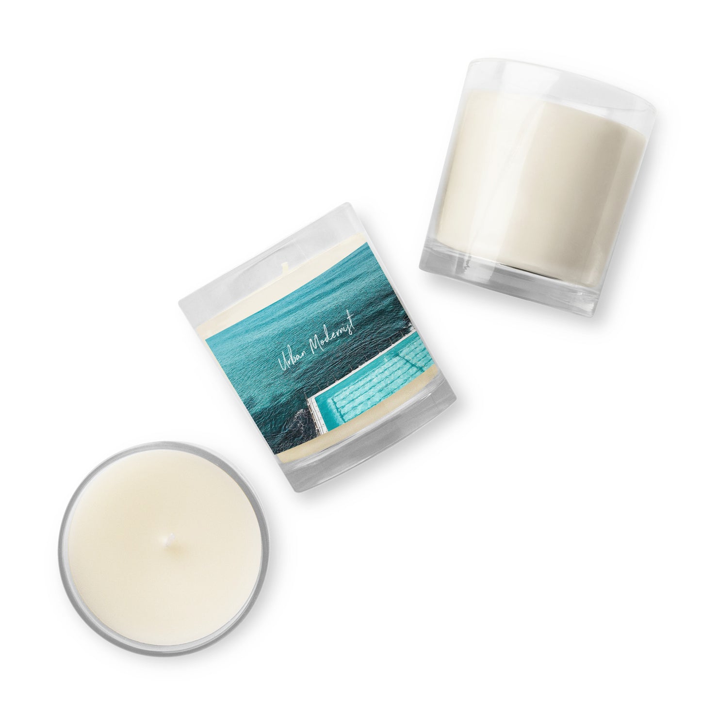 Bondi Icebergs Glass Jar Soy Wax Candle