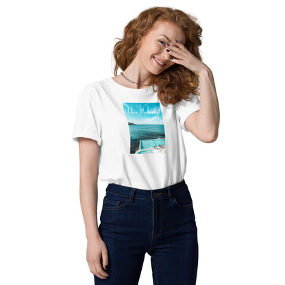 Bondi Icebergs Urban Modernist Unisex Organic Cotton T-Shirt